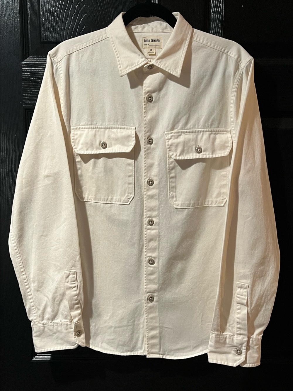 NEW Todd Snyder Men's 100% Cream Workshirt Jacket